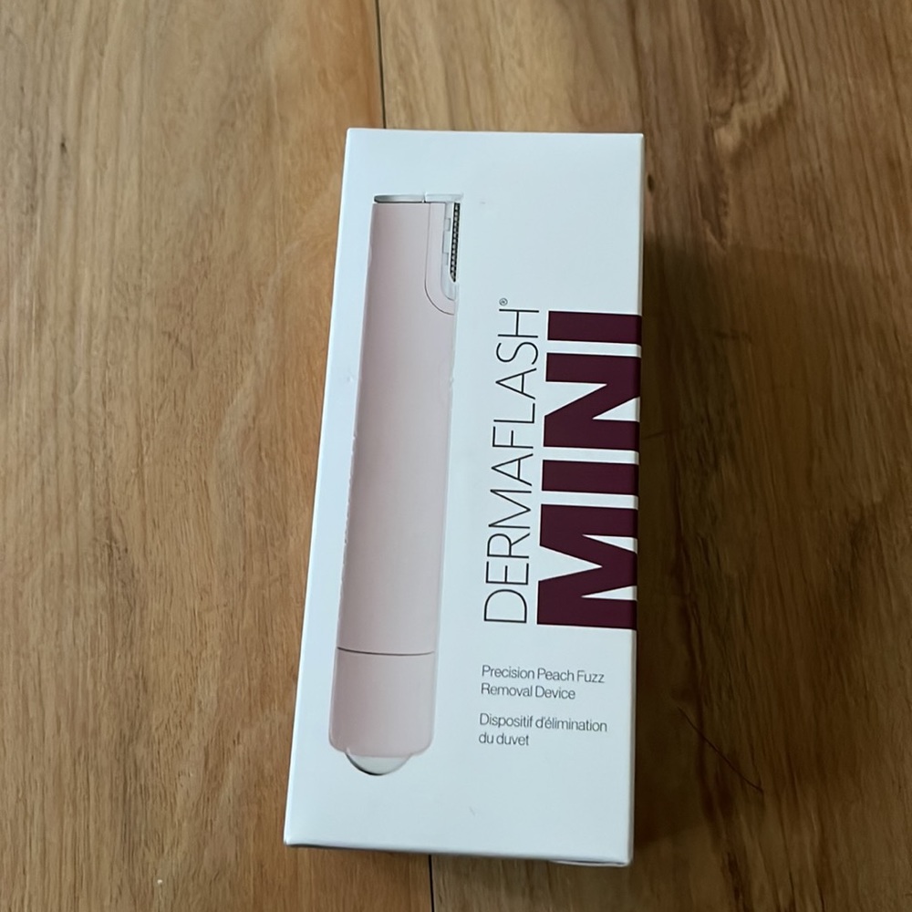 Dermaflash Mini Pink Precision Peach Fuzz Removal Device